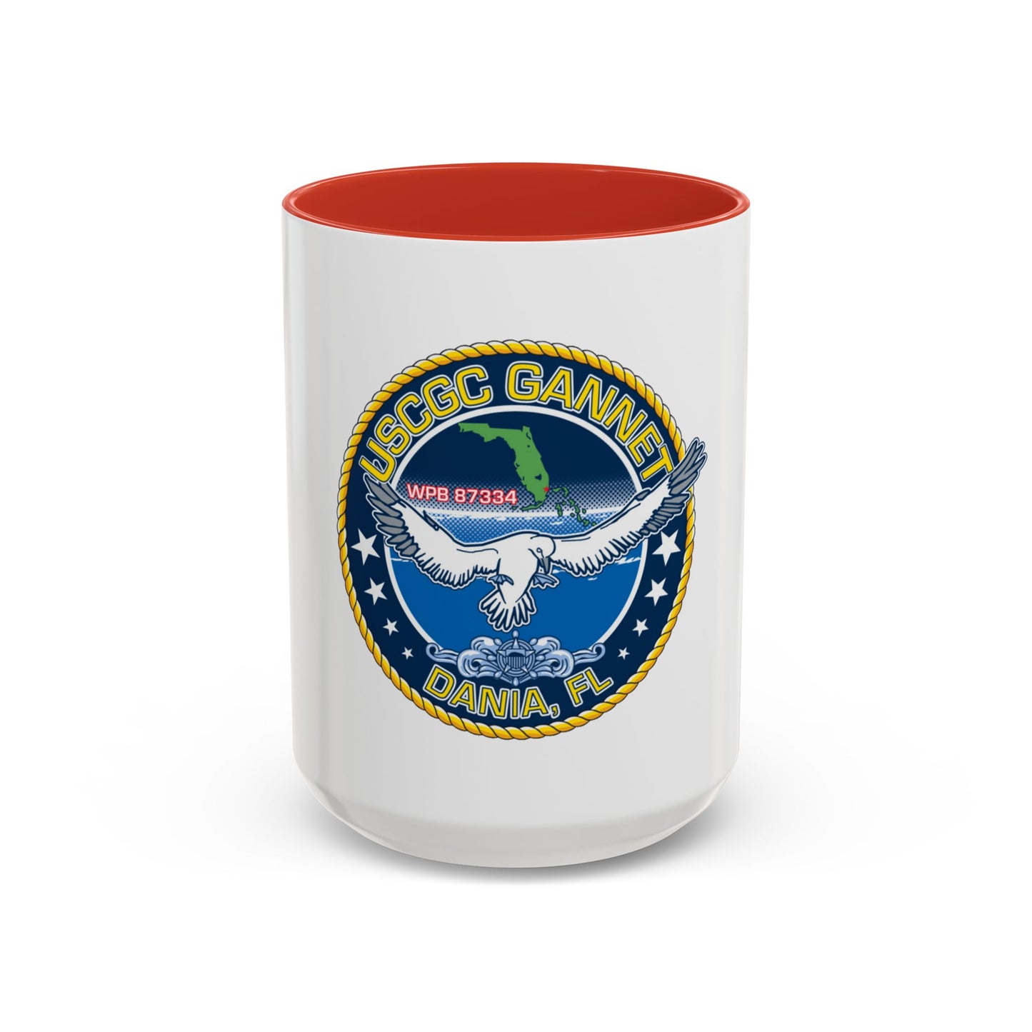 USCGC Gannet Dania FL (U.S. Coast Guard) Accent Coffee Mug