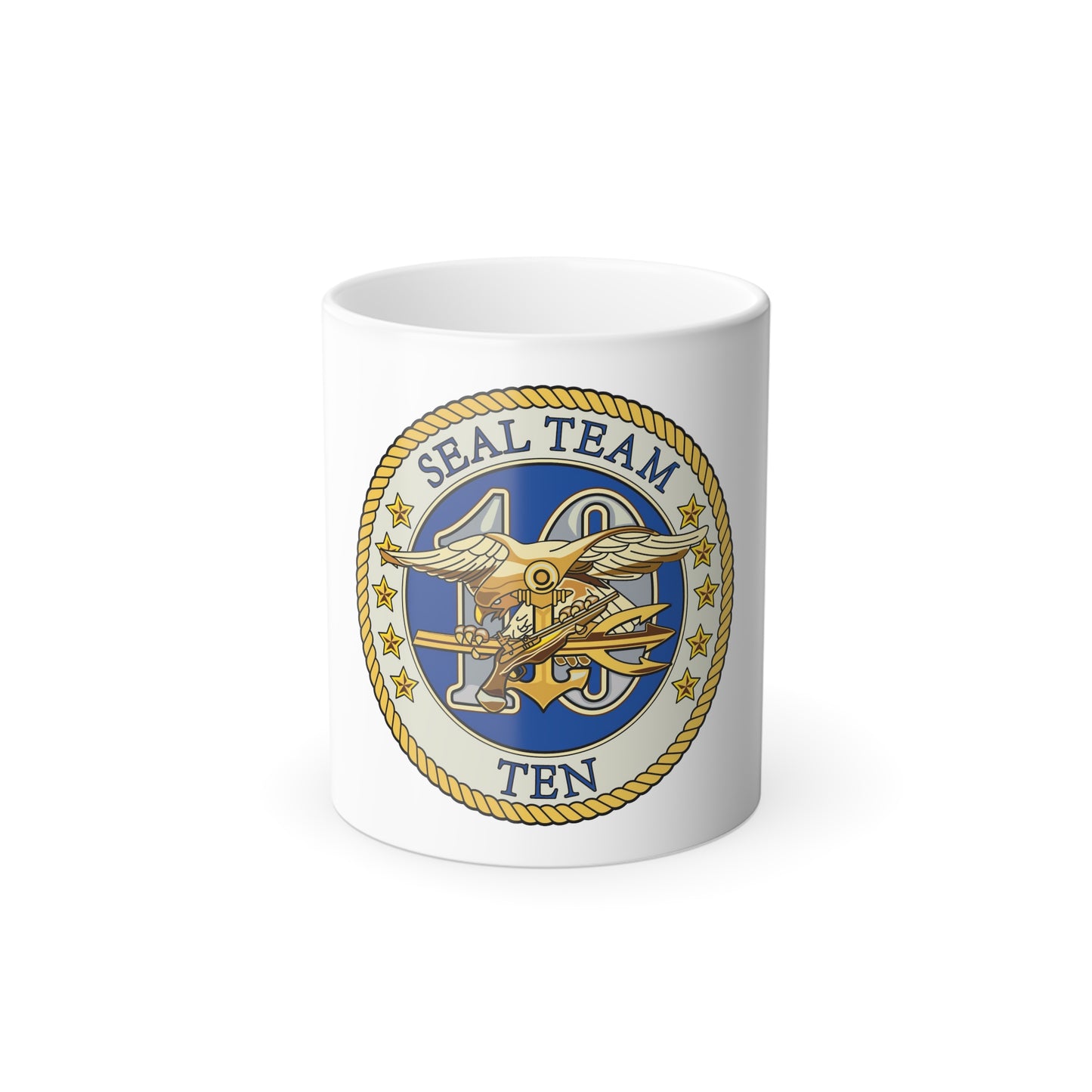 Seal Team 10 Colored (U.S. Navy) Color Changing Mug 11oz
