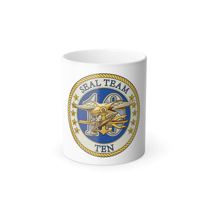 Seal Team 10 Colored (U.S. Navy) Color Changing Mug 11oz
