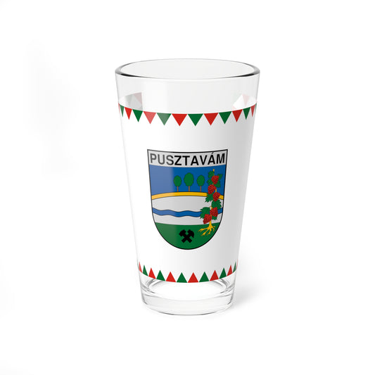 Flag of Pusztavam (Hungary) Pint Glass 16oz