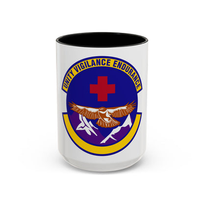 17 Operational Medical Readiness Squadron AETC (U.S. Air Force) Accent Coffee Mug