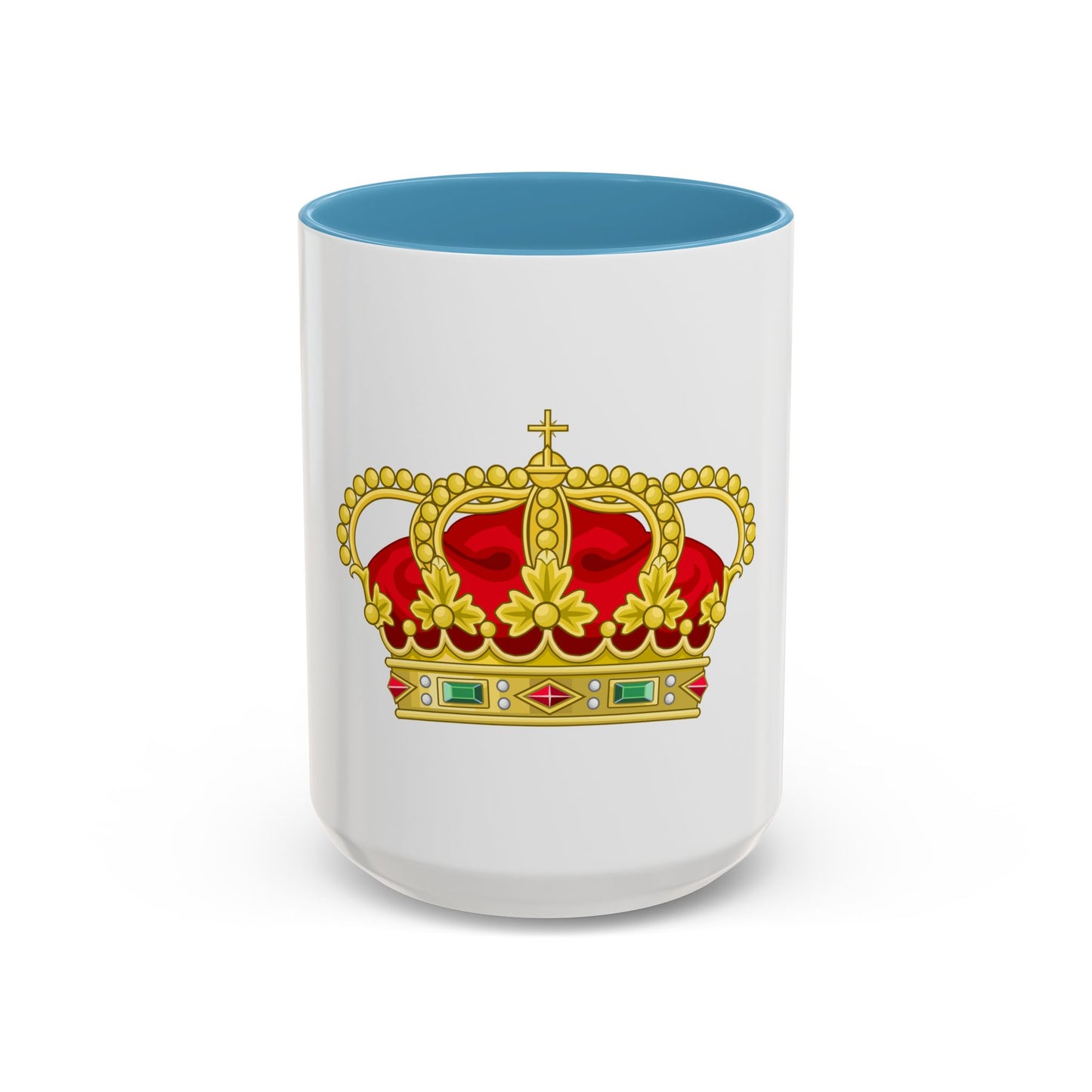 Heraldic Royal Crown of Portugal - Eight Arches - Accent Coffee Mug