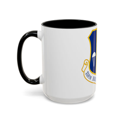 314 Maintenance Group AETC (U.S. Air Force) Accent Coffee Mug