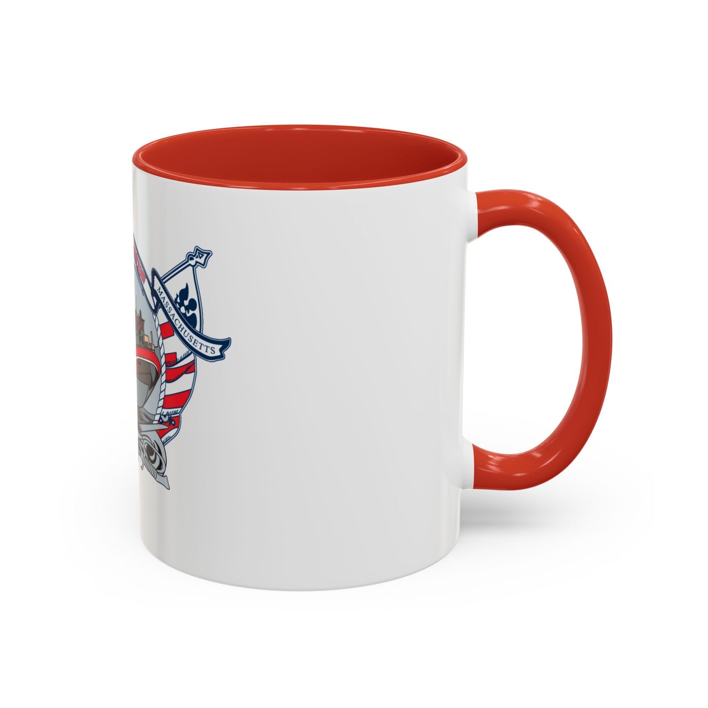 USCG Station Boston (U.S. Coast Guard) Accent Coffee Mug