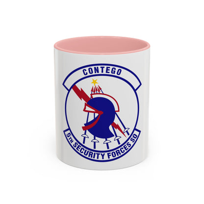 5th Security Forces Squadron (U.S. Air Force) Accent Coffee Mug