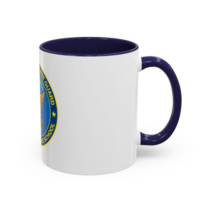 USCG Officer Candidate School (U.S. Coast Guard) Accent Coffee Mug