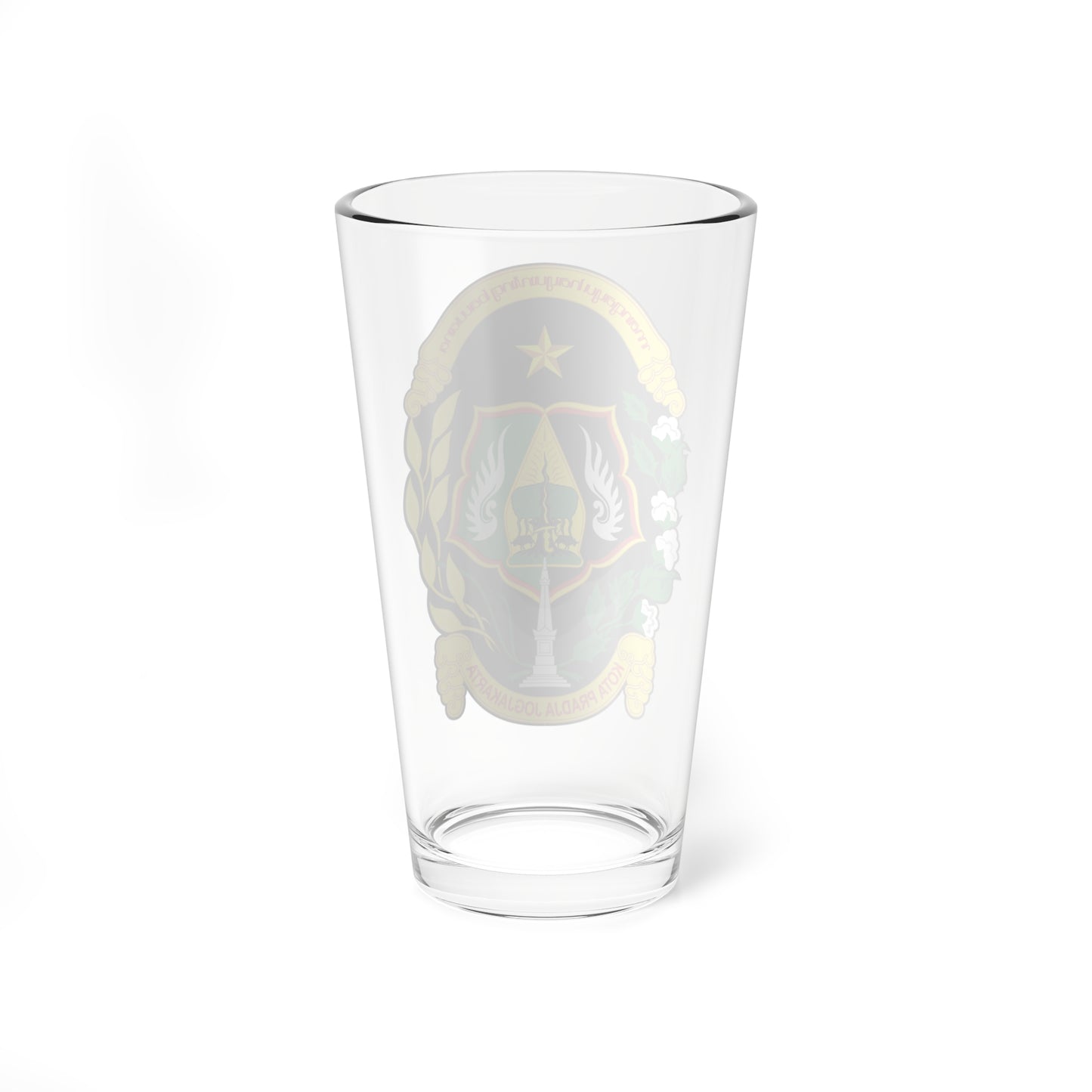 Seal of the City of Yogyakarta (Indonesia) (Coat of Arms) Pint Glass 16oz