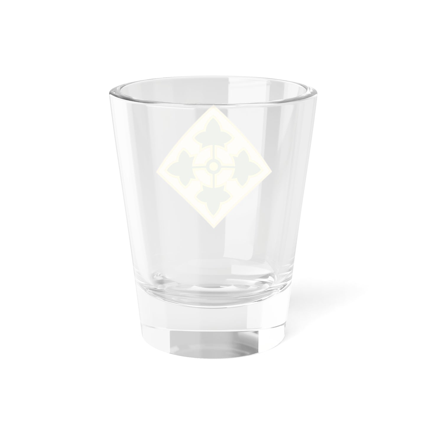 Verre à liqueur CSIB2 de la 4e division d'infanterie (armée américaine) 1,5 oz