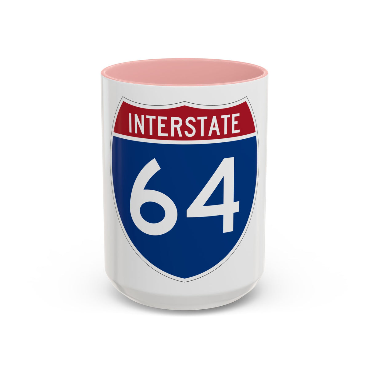 Interstate 64 (U.S. Highways) Accent Coffee Mug