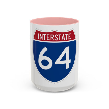 Interstate 64 (U.S. Highways) Accent Coffee Mug