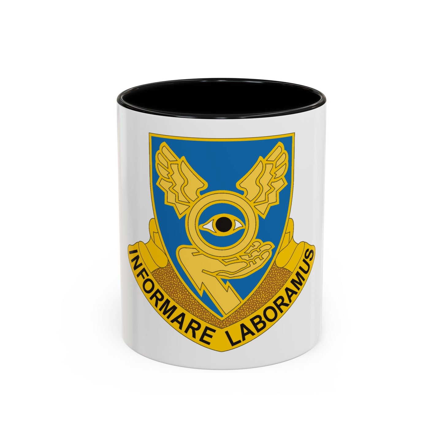 1st Military Intelligence Battalion (U.S. Army) Accent Coffee Mug