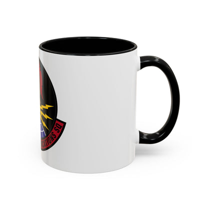 618 Air Communications Squadron AMC (U.S. Air Force) Accent Coffee Mug