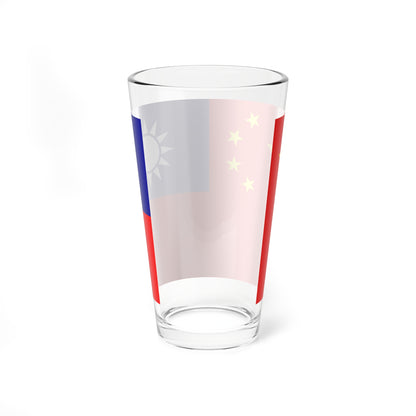Flag of CTN (China) Pint Glass 16oz