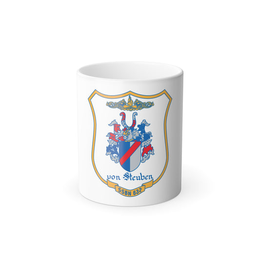 Von Steuben SSBN 632 (U.S. Navy) Color Changing Mug 11oz
