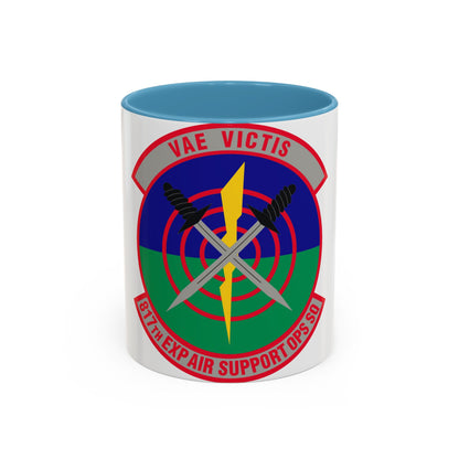 817th Expeditionary Air Support Operations Squadron (U.S. Air Force) Accent Coffee Mug