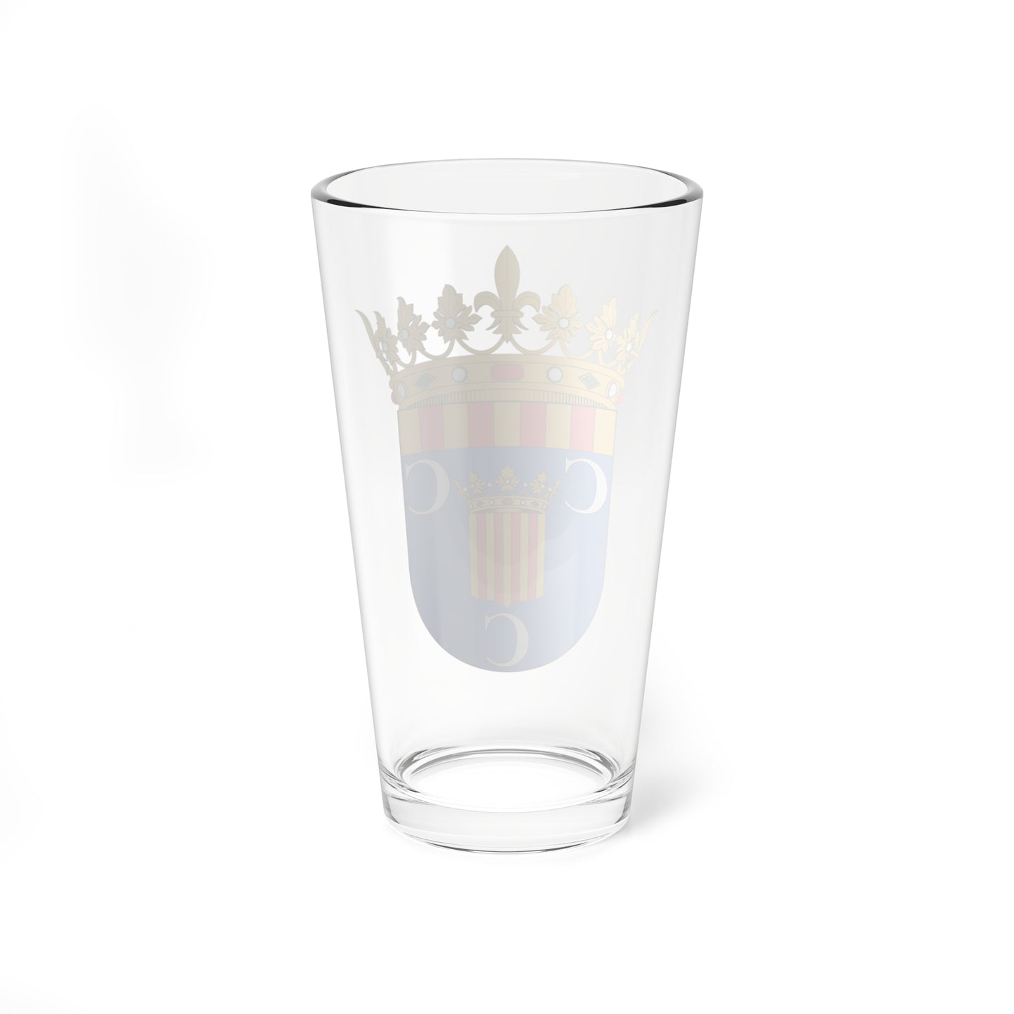 Escudo de la Comarca de la Comunidad de Calatayud (Spain) (Coat of Arms) Pint Glass 16oz