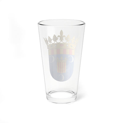 Escudo de la Comarca de la Comunidad de Calatayud (Spain) (Coat of Arms) Pint Glass 16oz