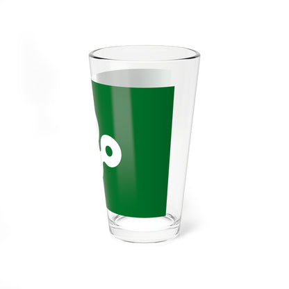 Flag of Osaka Prefecture 1968-1984 (Japan) Pint Glass 16oz