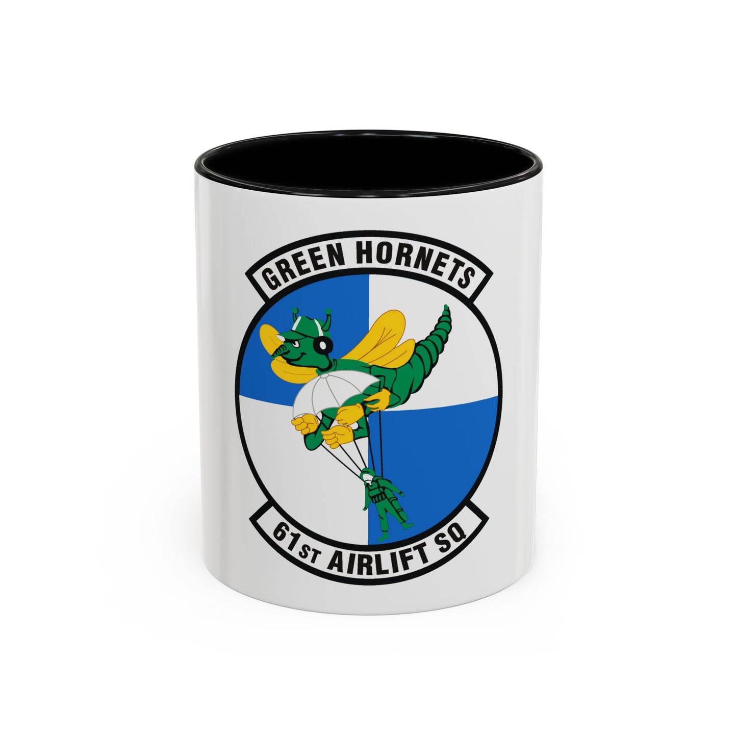 61st Airlift Squadron (U.S. Air Force) Accent Coffee Mug
