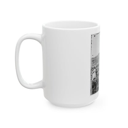 Atlanta, Ga. Railroad Depot; A Nearer View (U.S. Civil War) White Coffee Mug
