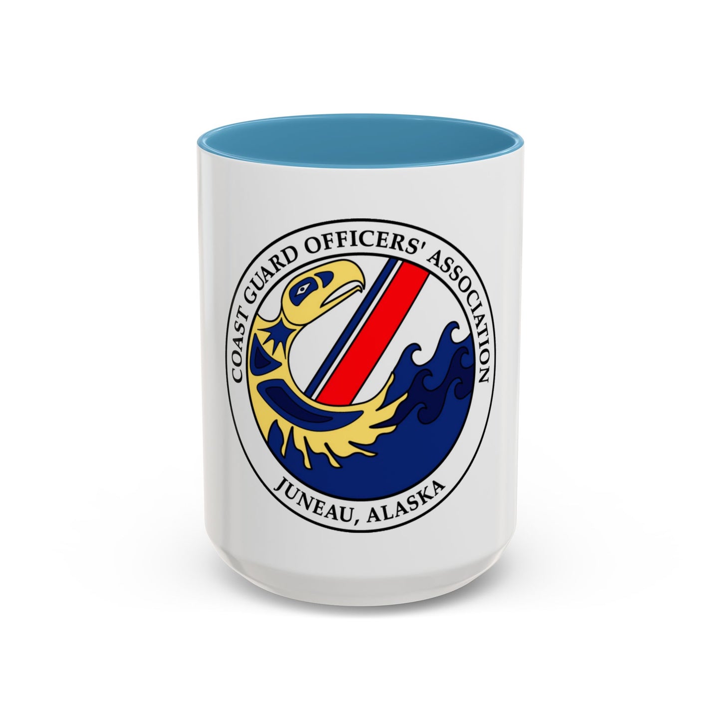 USCG Officers (U.S. Coast Guard) Accent Coffee Mug