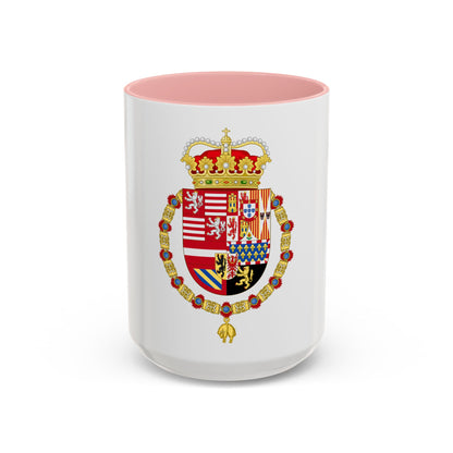Coat of Arms of Archduke Albert of Austria as Governor-Monarch of the Low Countries - Accent Coffee Mug