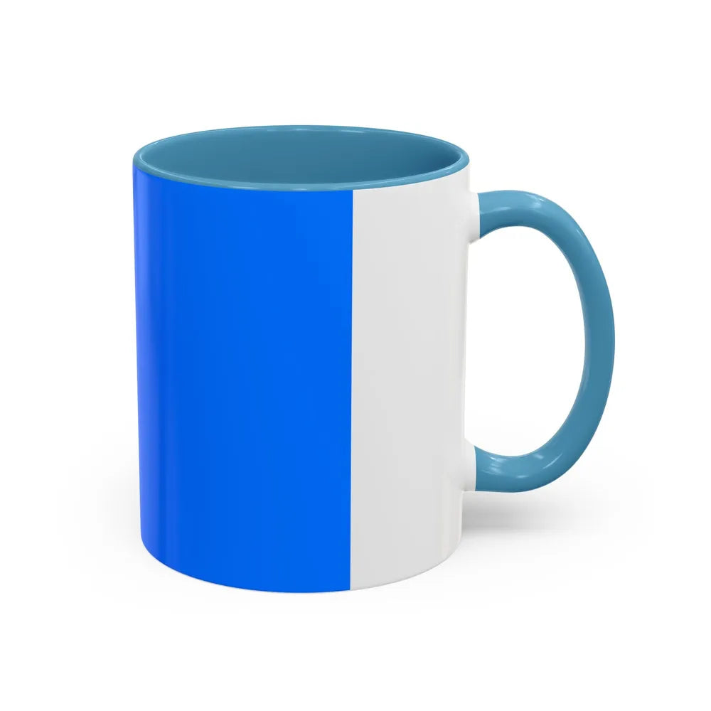 Flag of Catania Italy - Accent Coffee Mug-Go Mug Yourself