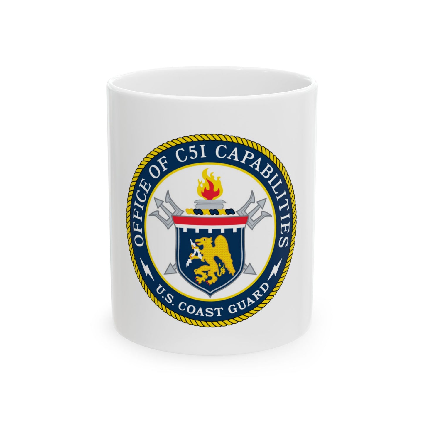 CG 761 Office of C5I Capabilities (U.S. Coast Guard) White Coffee Mug