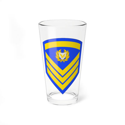 Cyprus Air Force OR 7 (Cyprus) (Military Rank) Pint Glass 16oz