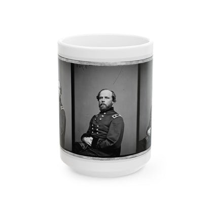 Portrait Of Maj. Gen. Darius Nash Couch, Officer Of The Federal Army (U.S. Civil War) White Coffee Mug