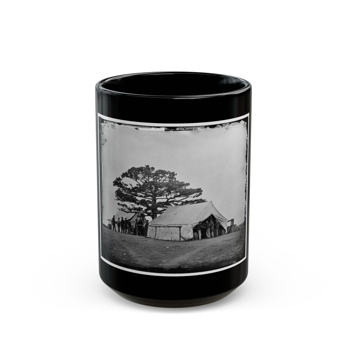 Bealeton, Va.  Sutler's Tent At Army Of The Potomac Headquarters (U.S. Civil War) Black Coffee Mug