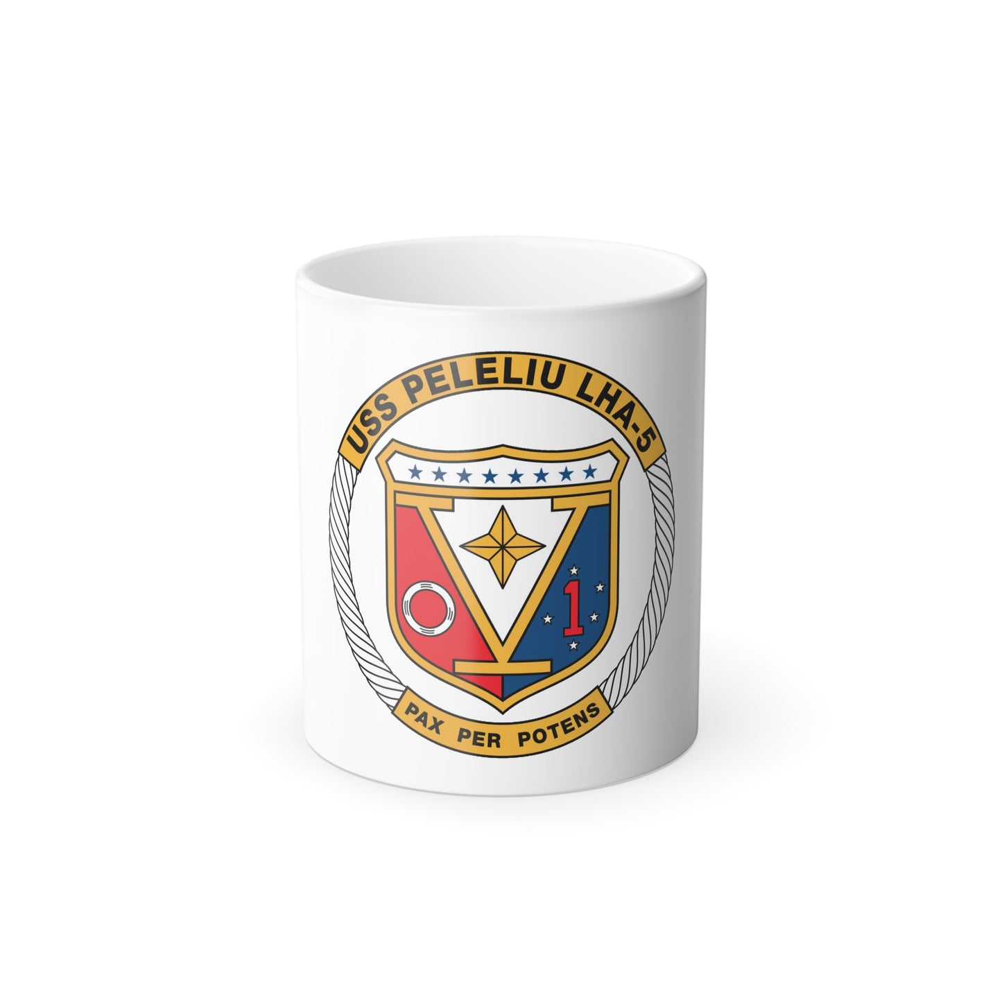 USS Peleliu LHA 5 (U.S. Navy) Color Changing Mug 11oz
