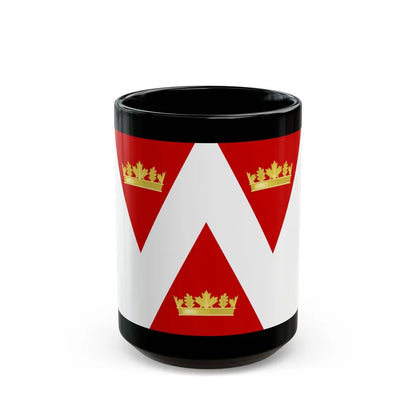 Flag of Wellington Ontario Canada - Black Coffee Mug-15oz-Go Mug Yourself