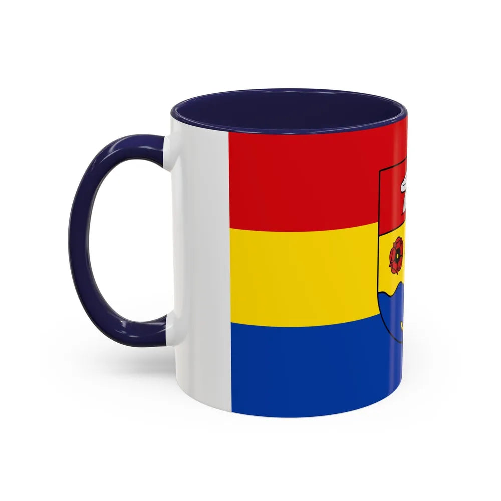 Flag of Emsland Germany - Accent Coffee Mug-Go Mug Yourself