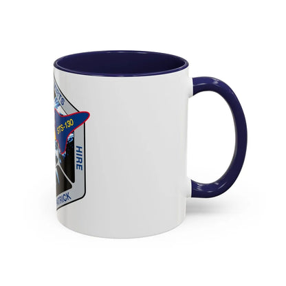 STS 130 (NASA) Accent Coffee Mug-Go Mug Yourself