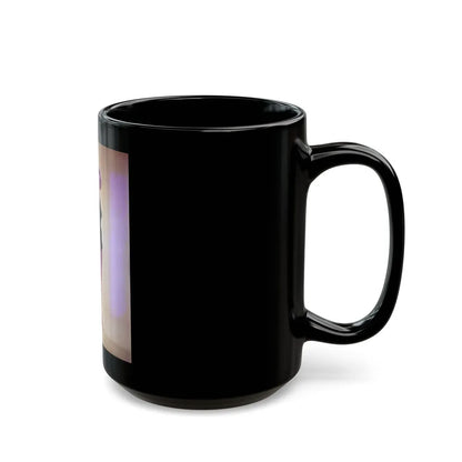 Karin Booth #06 (Vintage Female Icon) Black Coffee Mug-Go Mug Yourself