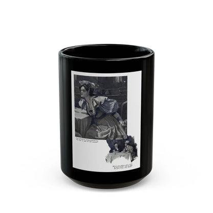 Back Streets, part 1 (2), Cosmopolitan, September 1930 - Black Coffee Mug-15oz-Go Mug Yourself