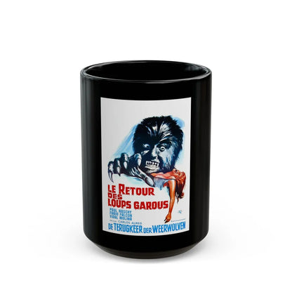 CURSE OF THE DEVIL (Belgian) 1973 Movie Poster - Black Coffee Mug-15oz-Go Mug Yourself