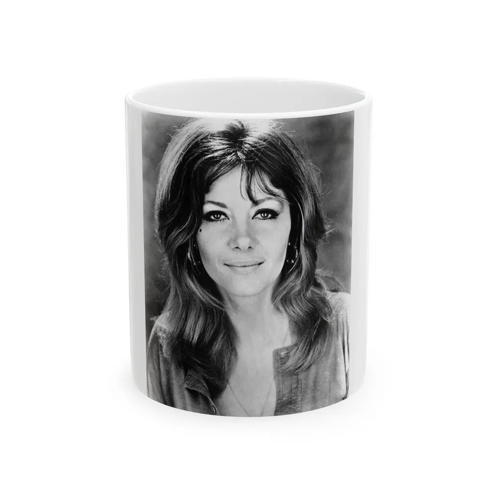 Ingrid Pitt #74 (Vintage Female Icon) White Coffee Mug-11oz-Go Mug Yourself