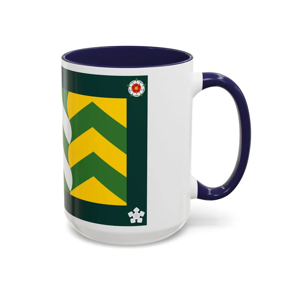 Flag of Cumbria UK - Accent Coffee Mug-Go Mug Yourself