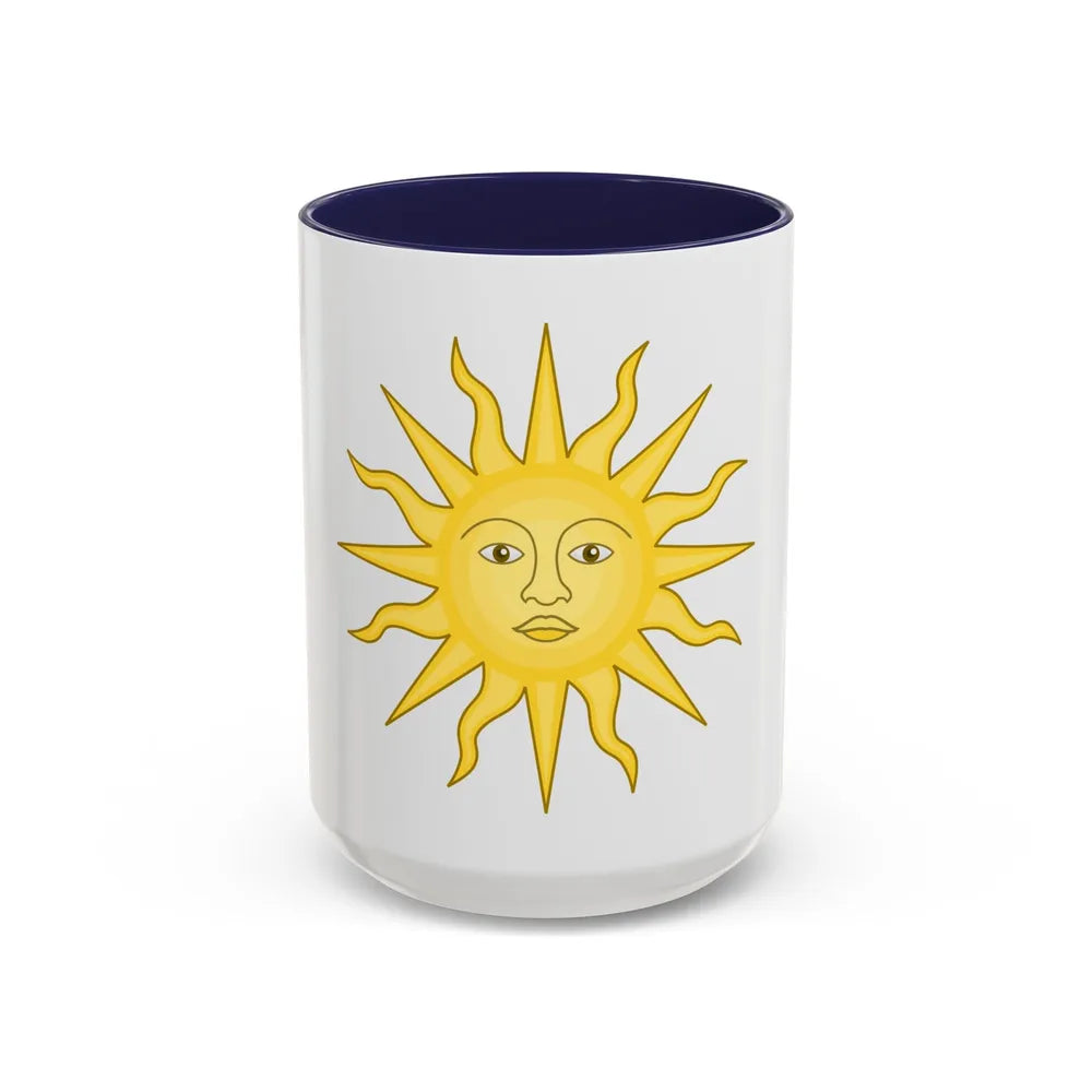 Sun of York - Accent Coffee Mug-15oz-Navy-Go Mug Yourself