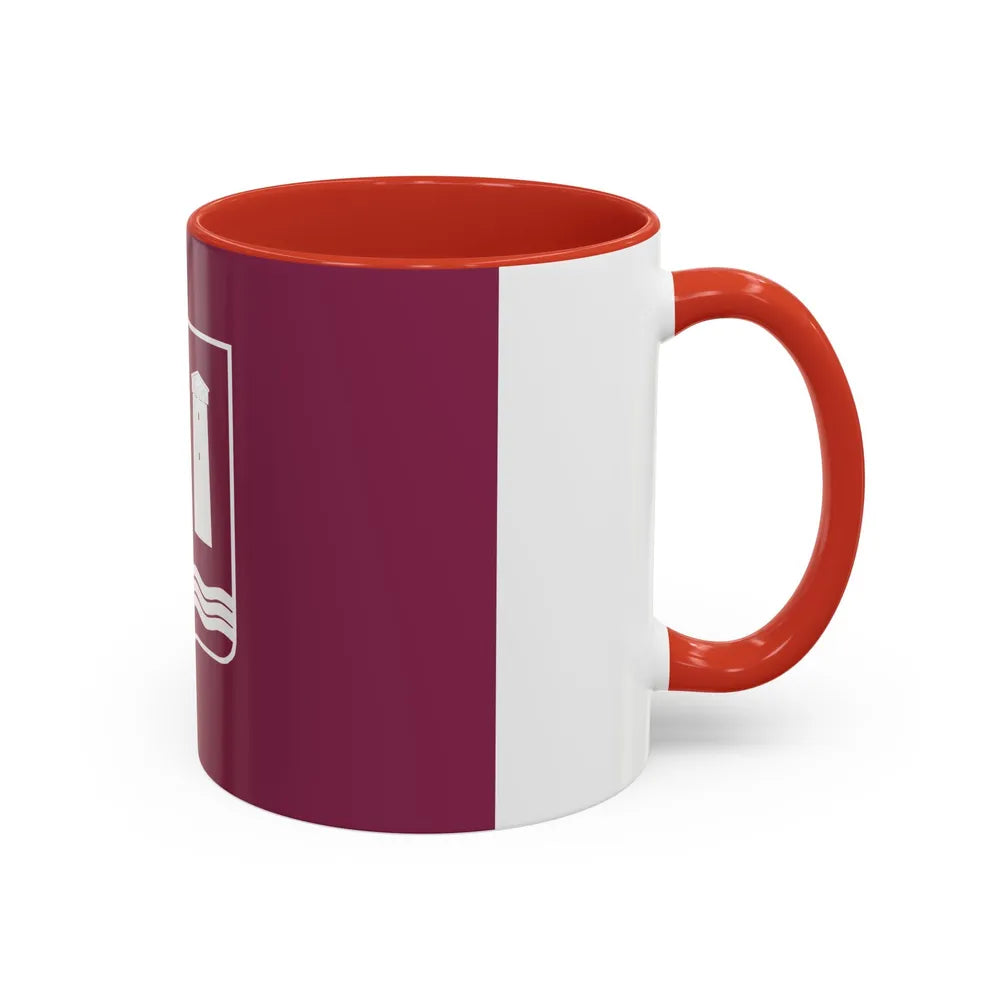 Flag of Ambrolauri Georgia - Accent Coffee Mug-Go Mug Yourself