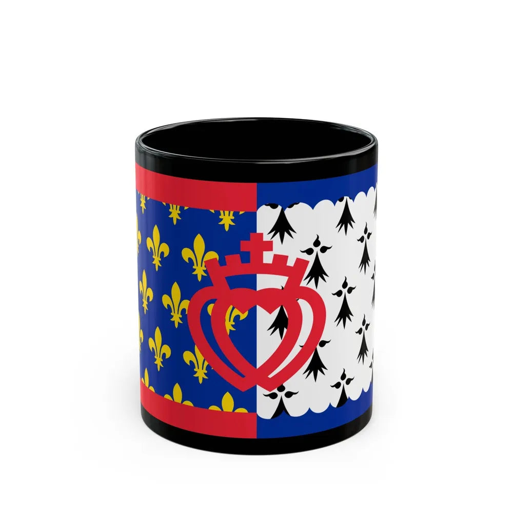 Flag of Pays de la Loire France - Black Coffee Mug-11oz-Go Mug Yourself