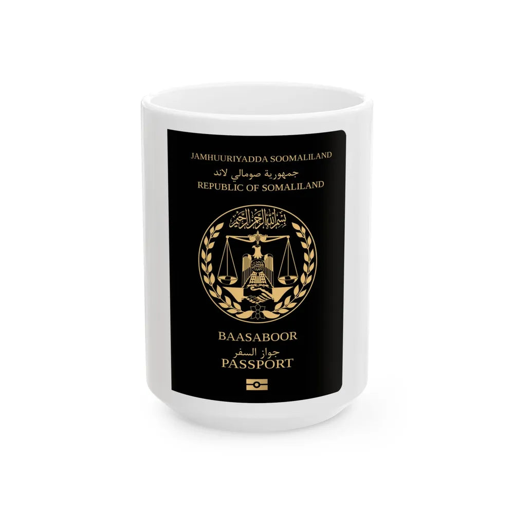 Somaliland Passport - White Coffee Mug-15oz-Go Mug Yourself