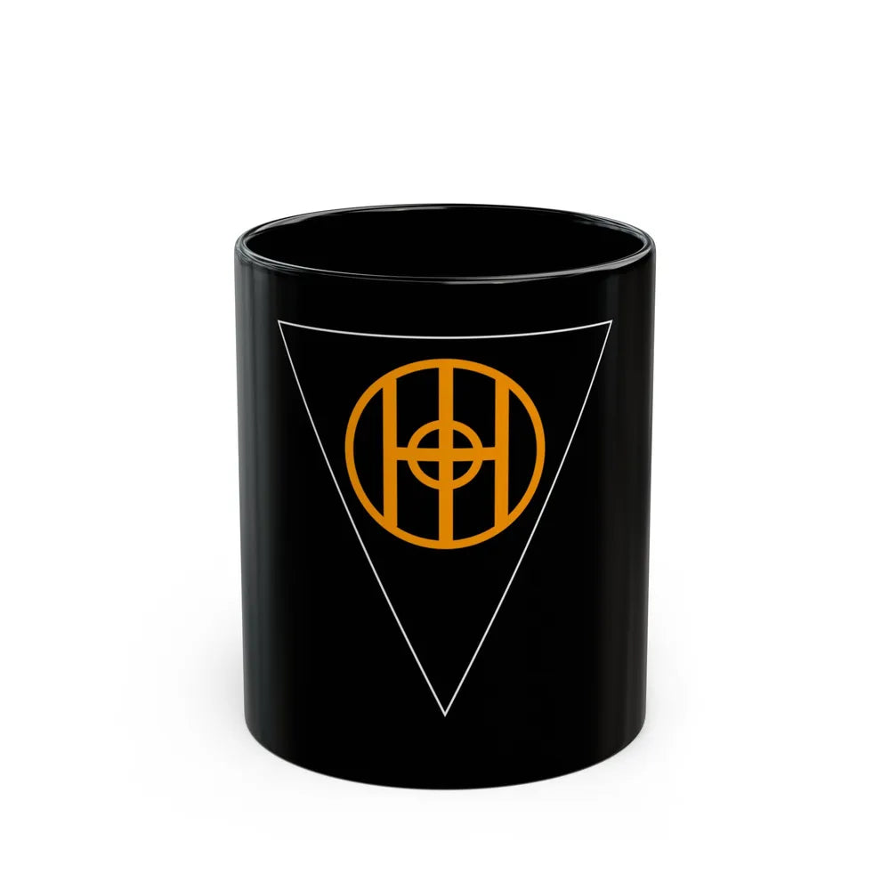 83rd Infantry Division SSI (U.S. Army) Black Coffee Mug-11oz-Go Mug Yourself