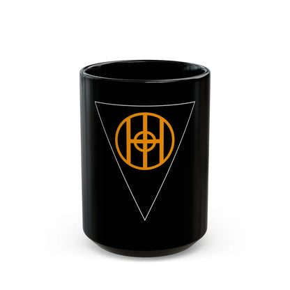 83rd Infantry Division SSI (U.S. Army) Black Coffee Mug-15oz-Go Mug Yourself