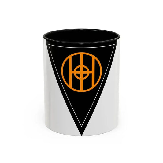 83rd Infantry Division SSI (U.S. Army) Accent Coffee Mug 11oz Black - Go Mug Yourself