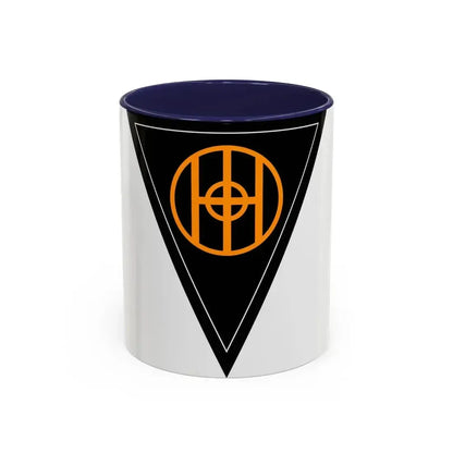 83rd Infantry Division SSI (U.S. Army) Accent Coffee Mug 11oz Navy - Go Mug Yourself