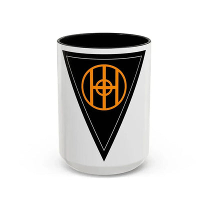 83rd Infantry Division SSI (U.S. Army) Accent Coffee Mug 15oz Black - Go Mug Yourself