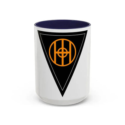 83rd Infantry Division SSI (U.S. Army) Accent Coffee Mug 15oz Navy - Go Mug Yourself
